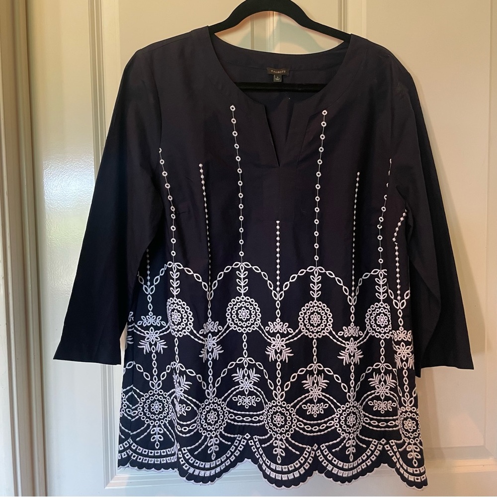 Womens Talbots blouse size Large